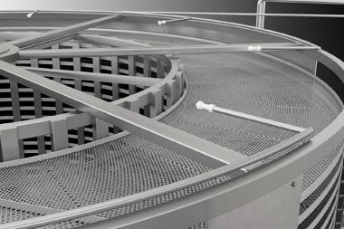 Limpeza do freezer em espiral Limpeza do freezer em espiral