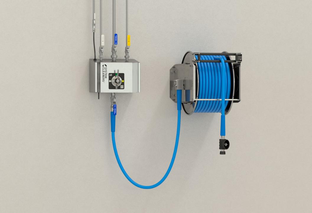 Enrolador automático de mangueira Enrolador automático de mangueira