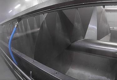 Limpeza do resfriador Spin chiller Limpeza do resfriador Spin chiller